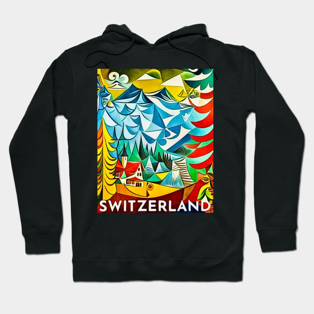 Switzerland, Globetrotter Hoodie by Zamart20